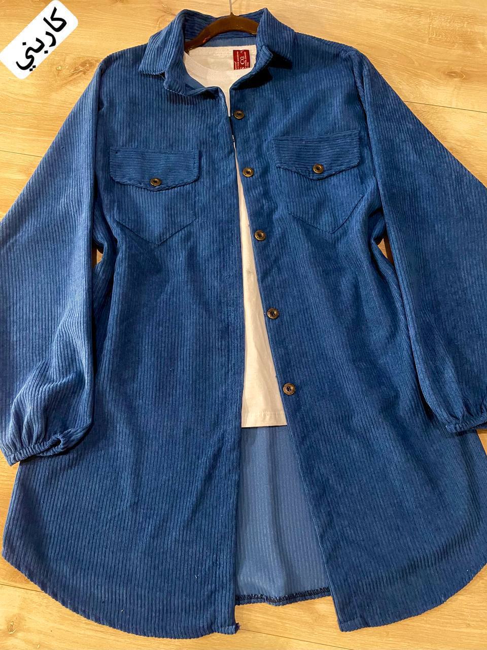 مانتو رویه مخمل کبریتی زنانه - شیک و مدرن - Image 3