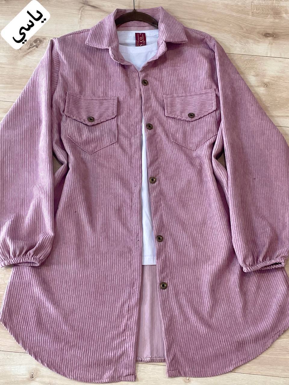 مانتو رویه مخمل کبریتی زنانه - شیک و مدرن - Image 4