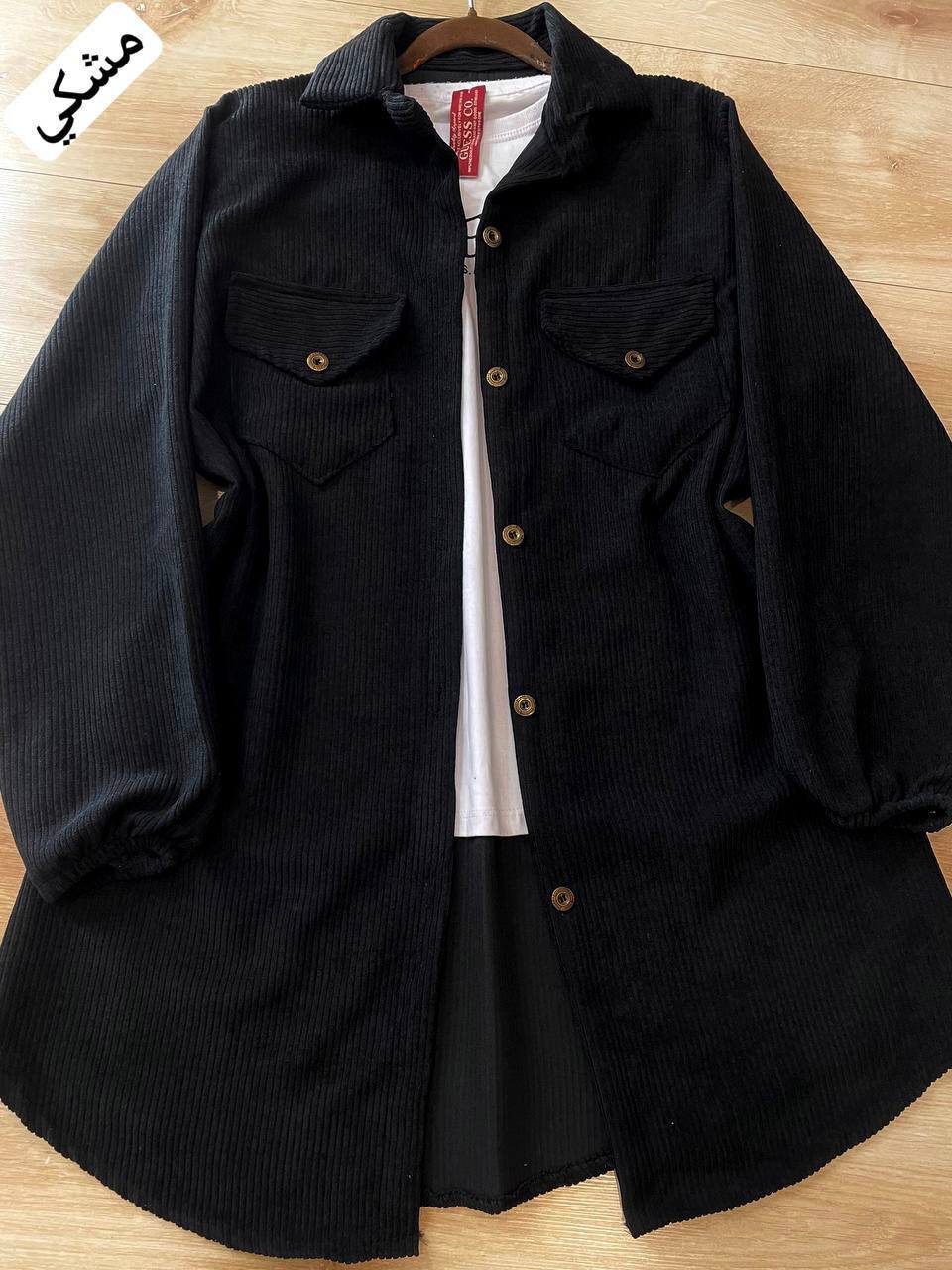 مانتو رویه مخمل کبریتی زنانه - شیک و مدرن - Image 5