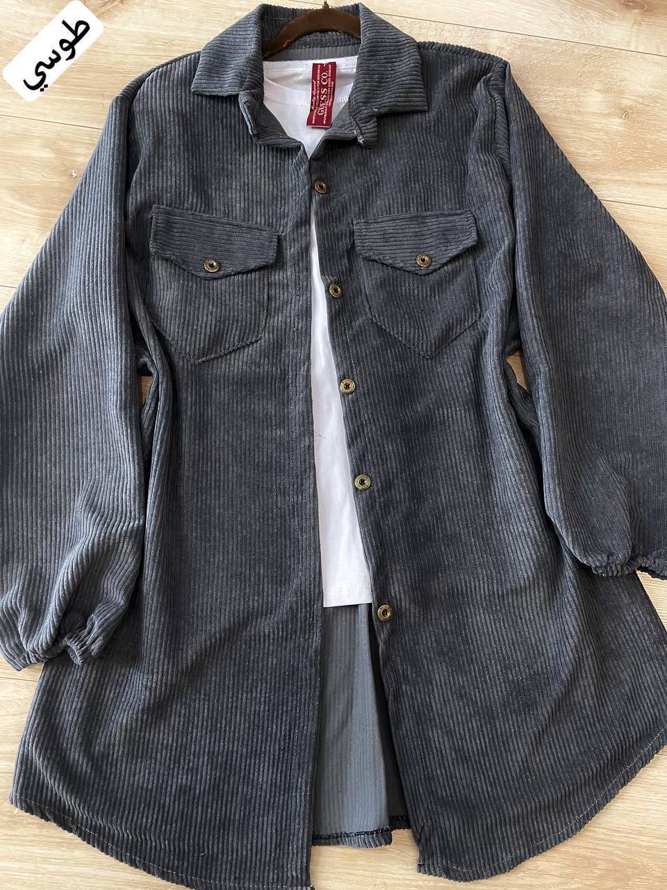 مانتو رویه مخمل کبریتی زنانه - شیک و مدرن - Image 9