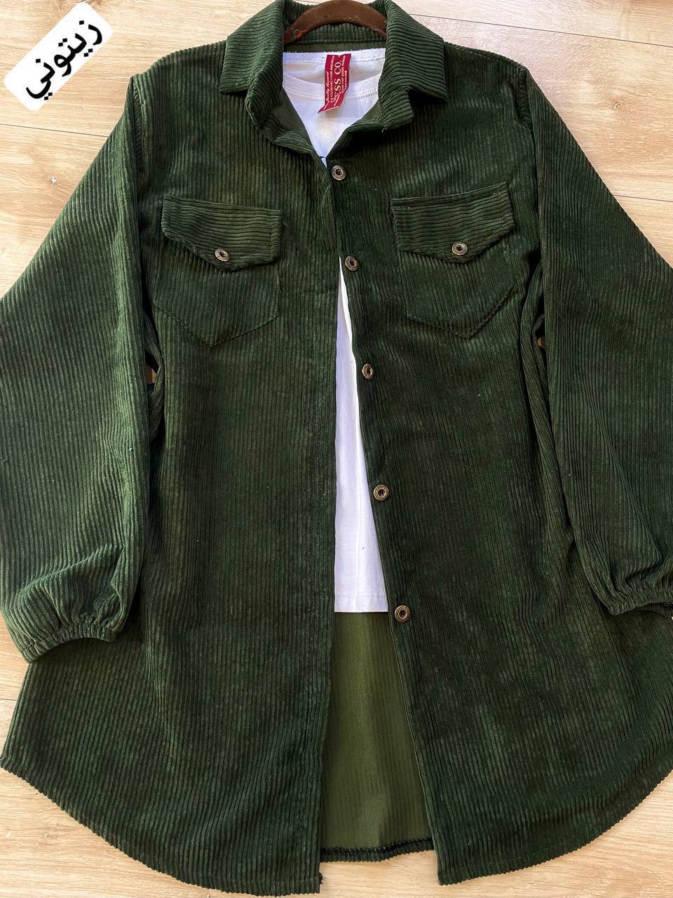 مانتو رویه مخمل کبریتی زنانه - شیک و مدرن - Image 8