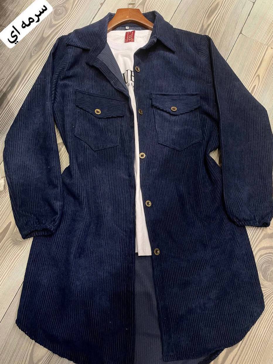 مانتو رویه مخمل کبریتی زنانه - شیک و مدرن - Image 7