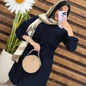 حراج مانتو دانشجویی طرح نگار جنس مکانیک درجه یک رنگ بندی سایز فری۳۸تا۴۶