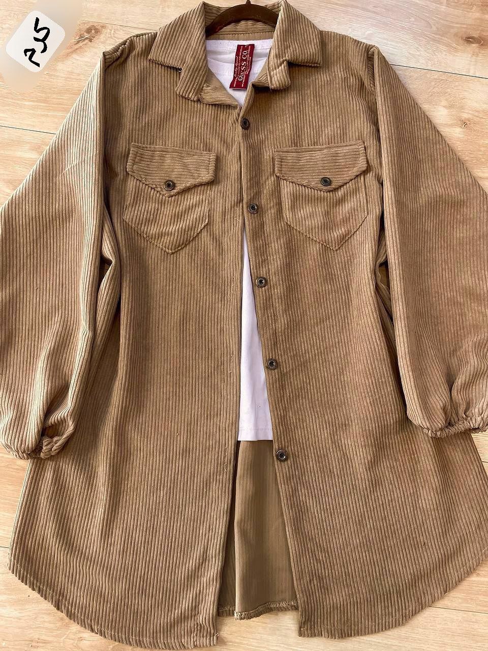 مانتو رویه مخمل کبریتی زنانه - شیک و مدرن - Image 10