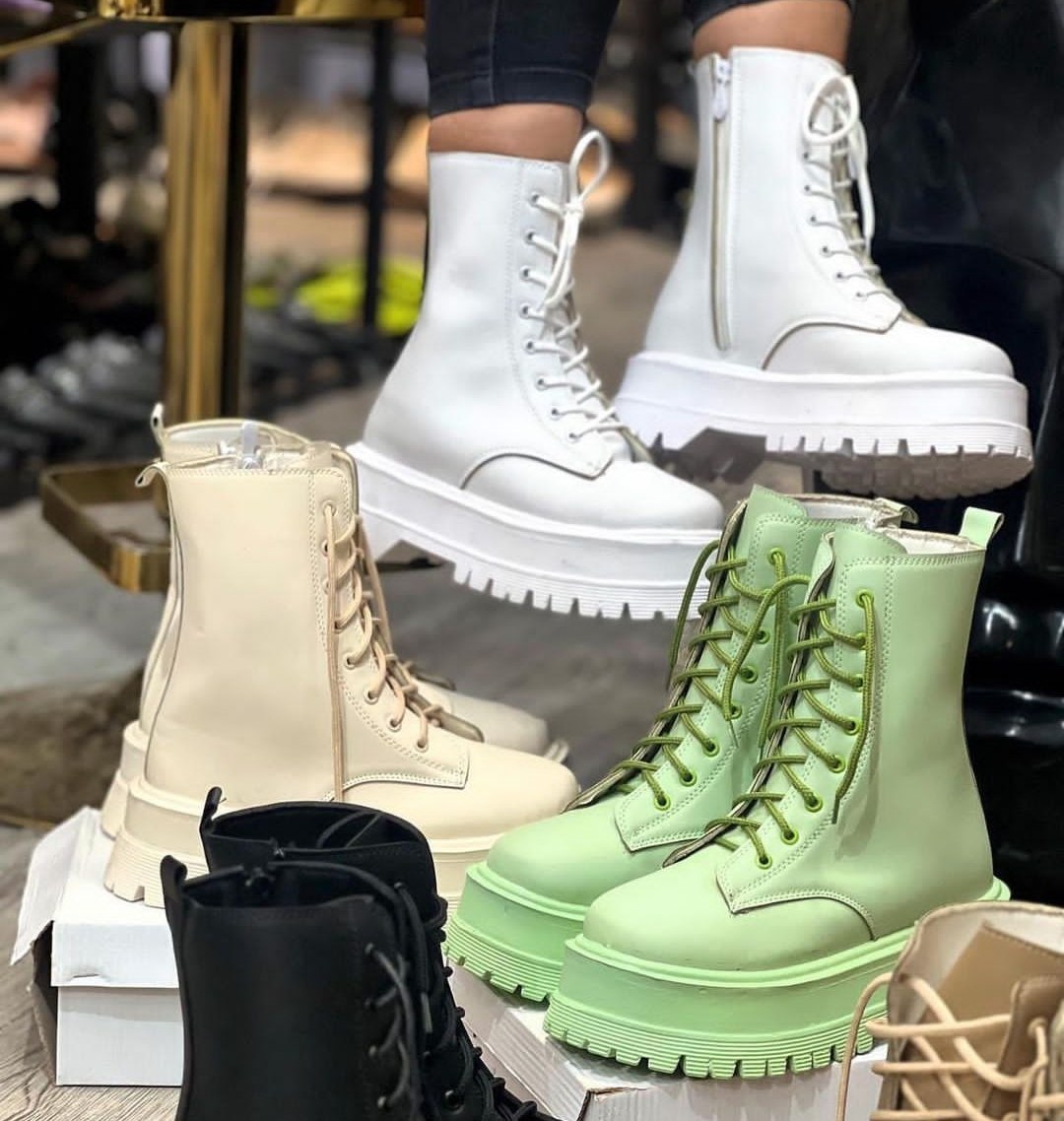 کفش بوت زنانه مدل آلاسکا - چرم با زیره PU بسیار سبک - Image 9